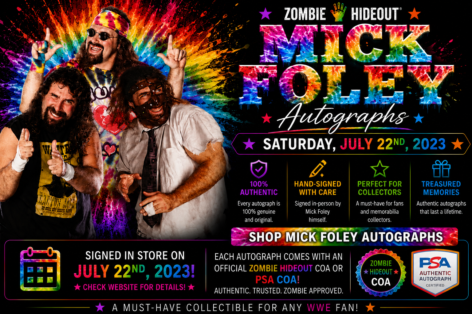 Mick Foley Autographs
