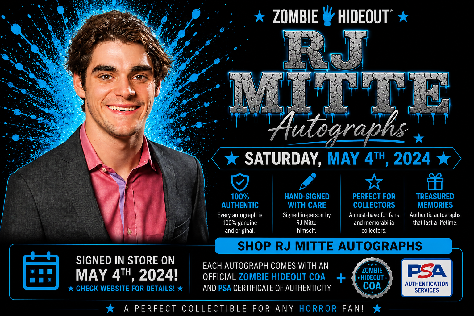 RJ Mitte Autographs