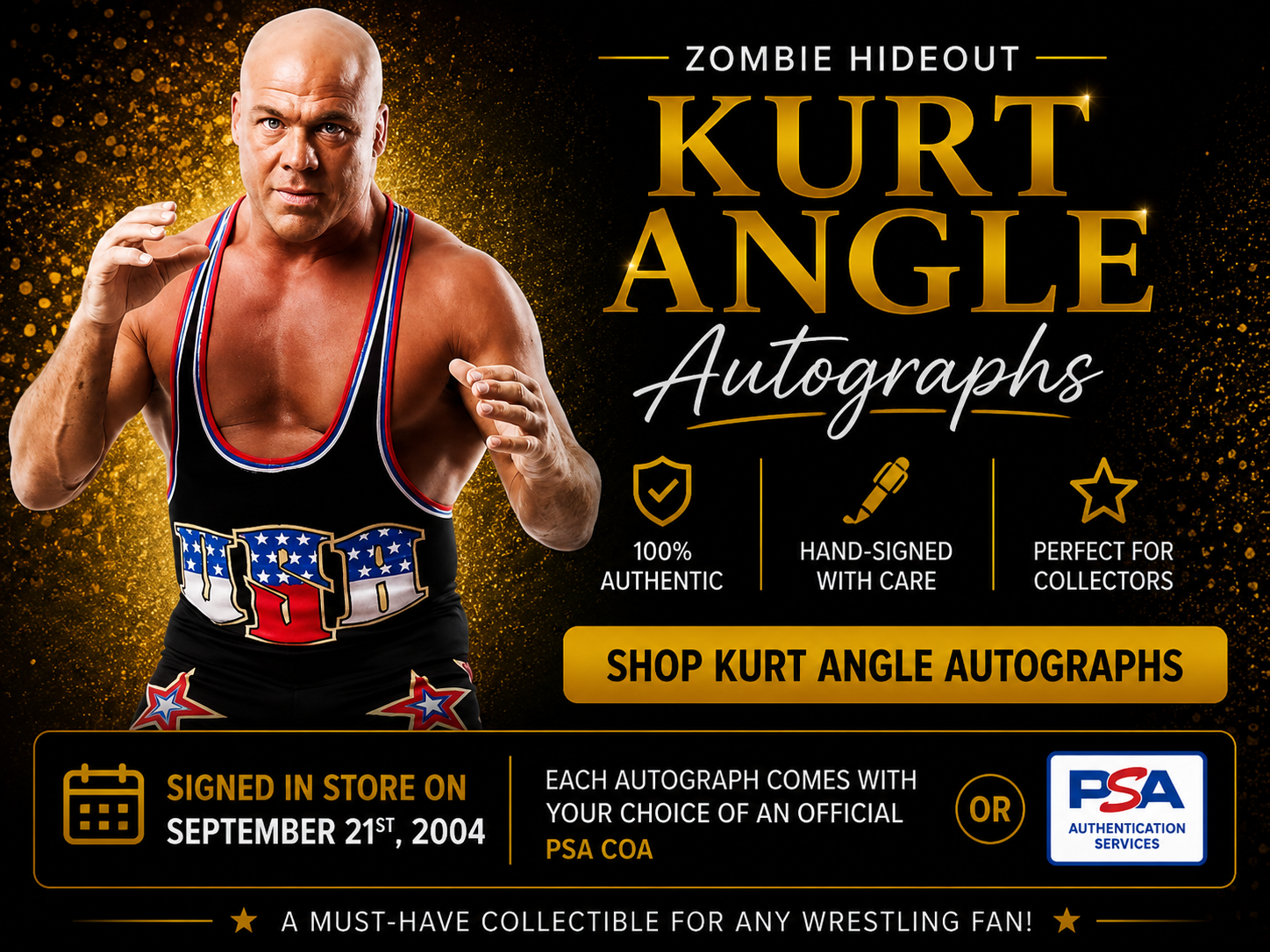 Kurt Angle Autographs