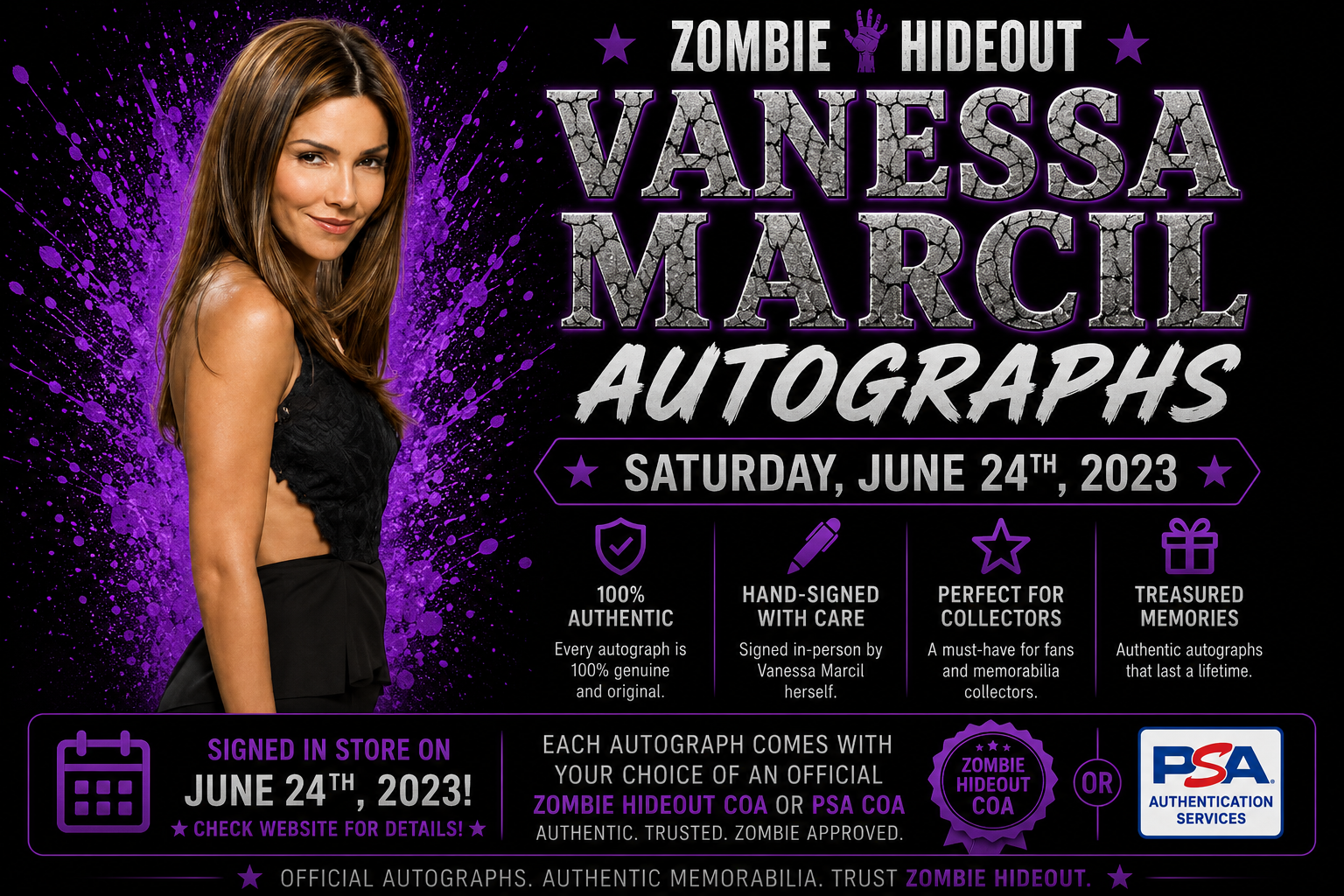 Vanessa Marcil Autographs