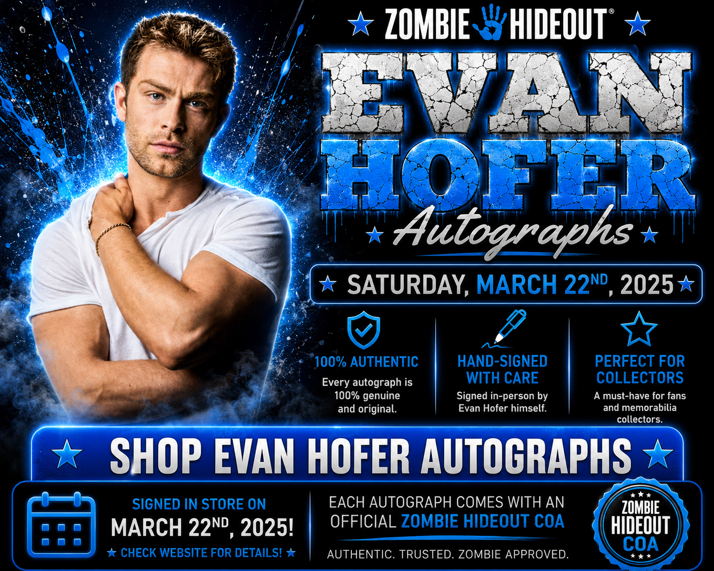 Evan Hofer Autographs