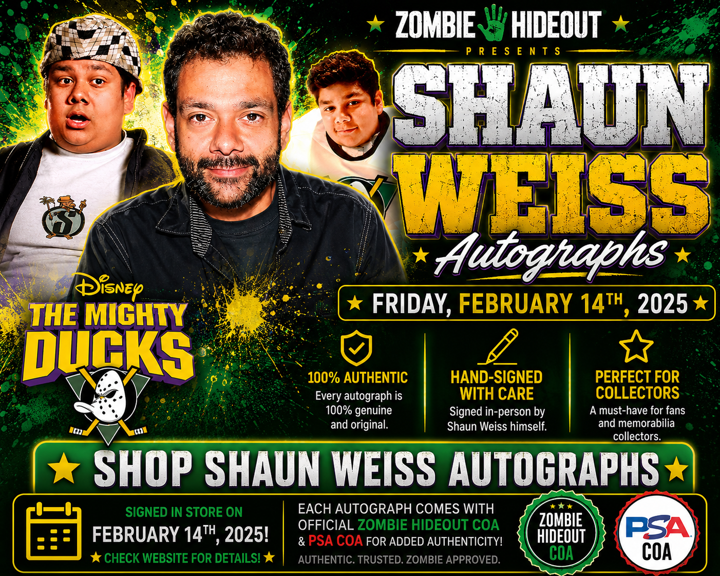 Shaun Weiss Autographs