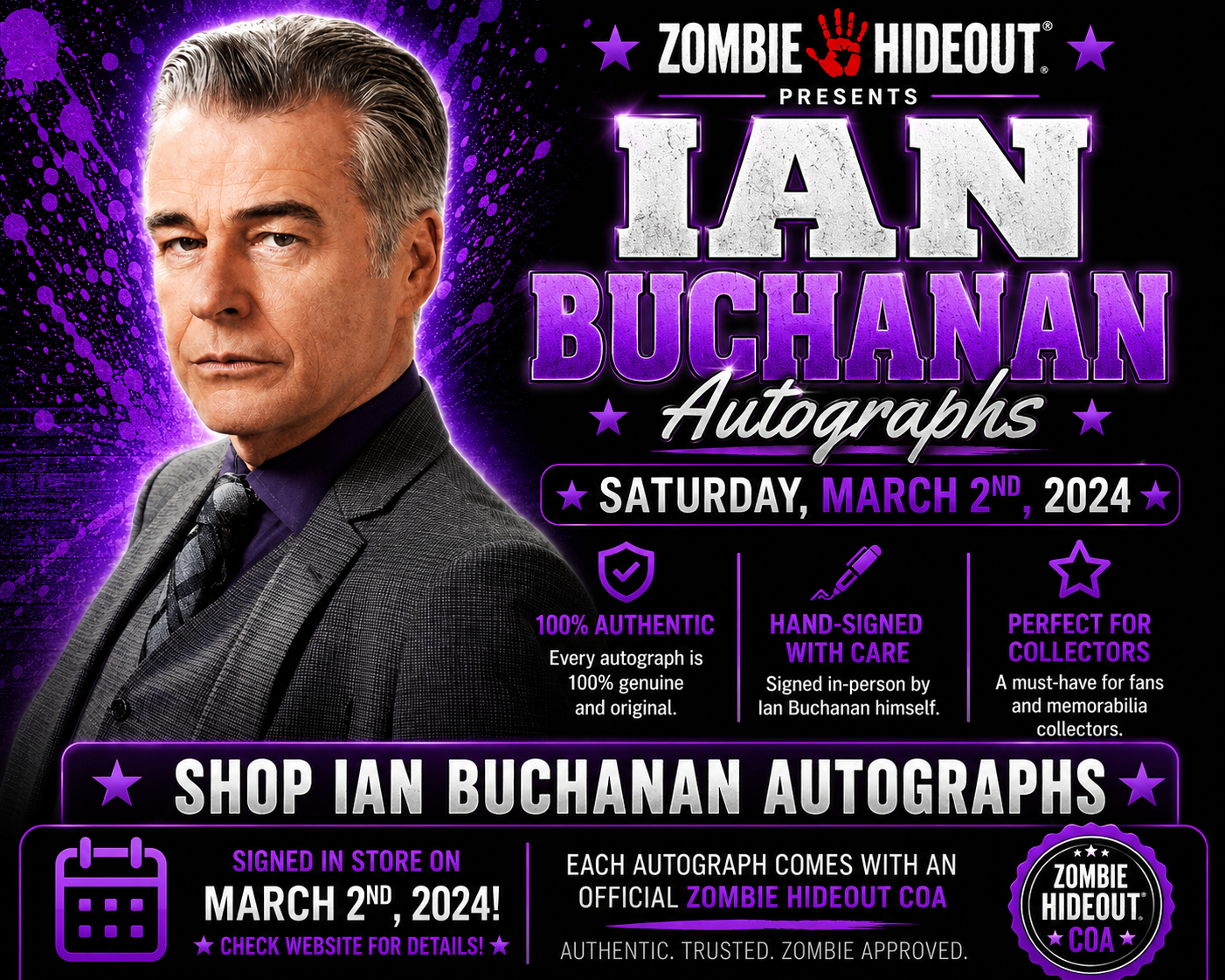 Ian Buchanan Autographs
