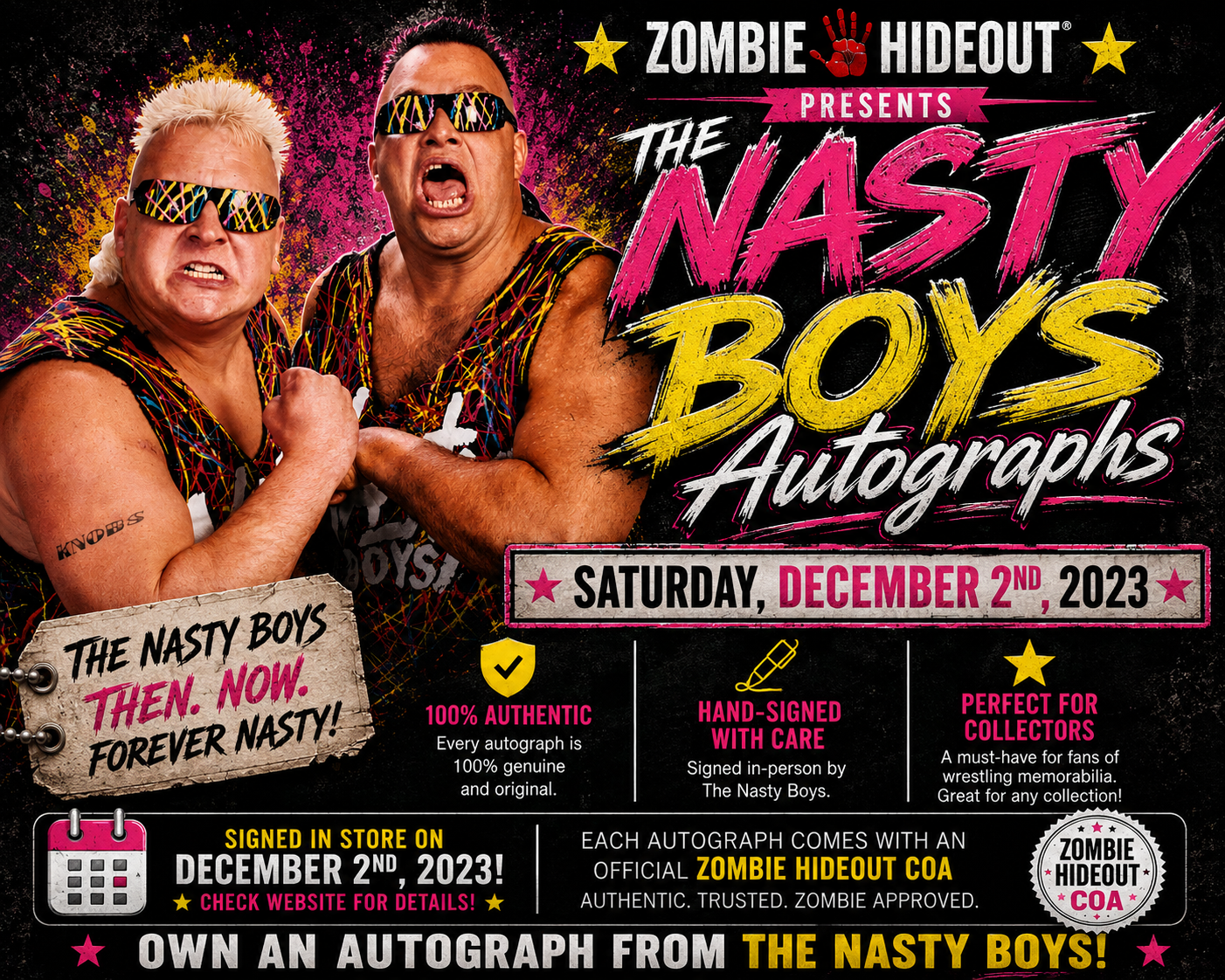 Nasty Boys Autographs