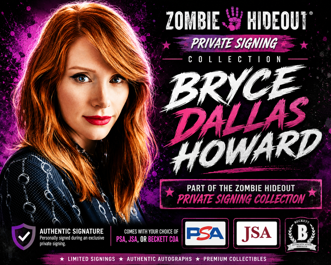 Bryce Dallas Howard Autographs