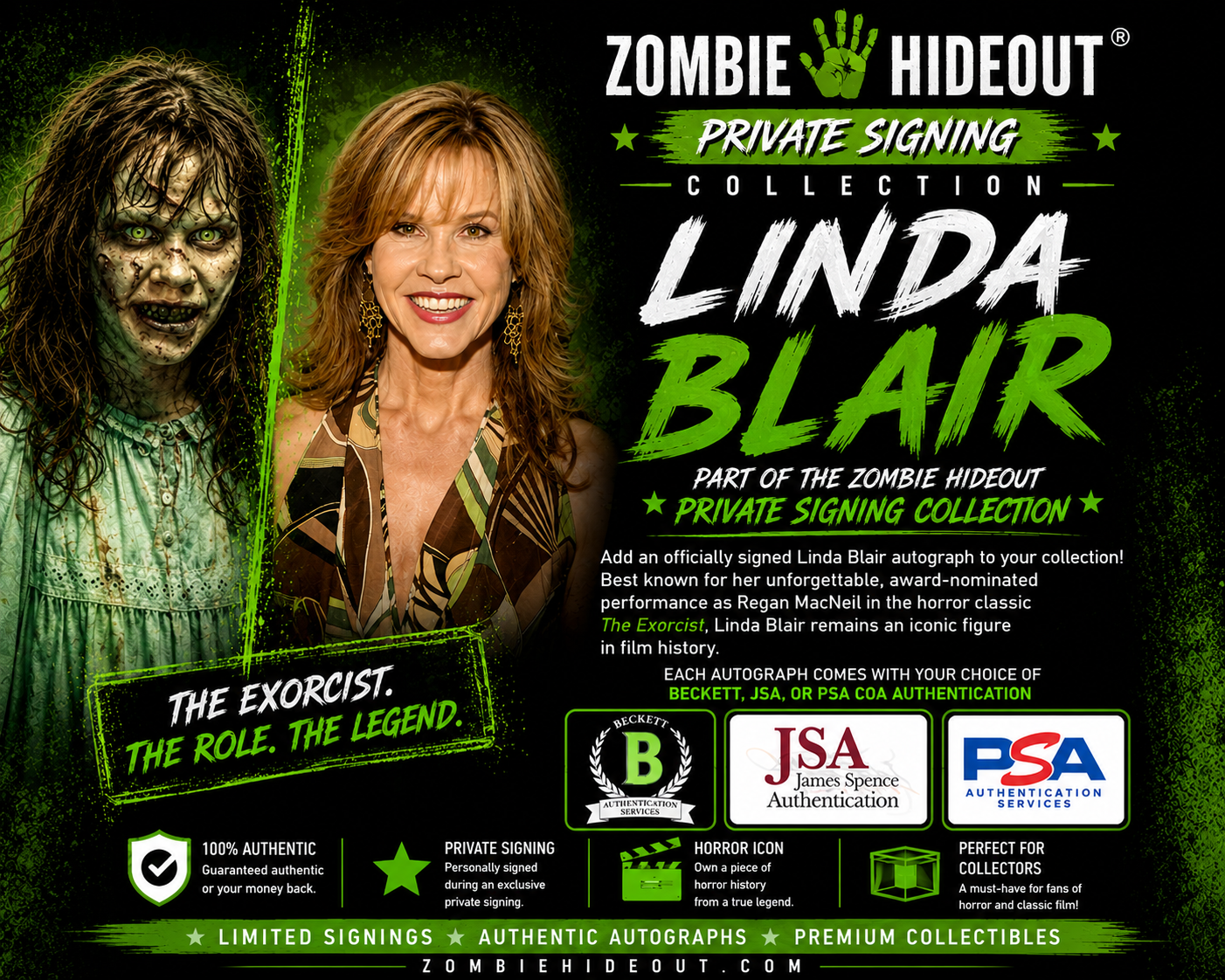 Linda Blair Autographs