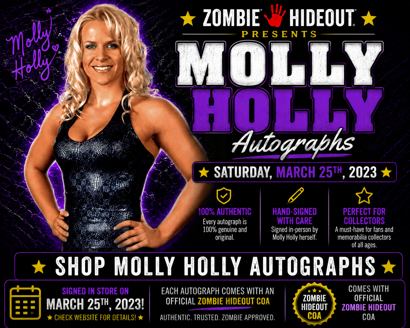 Molly Holly Autographs