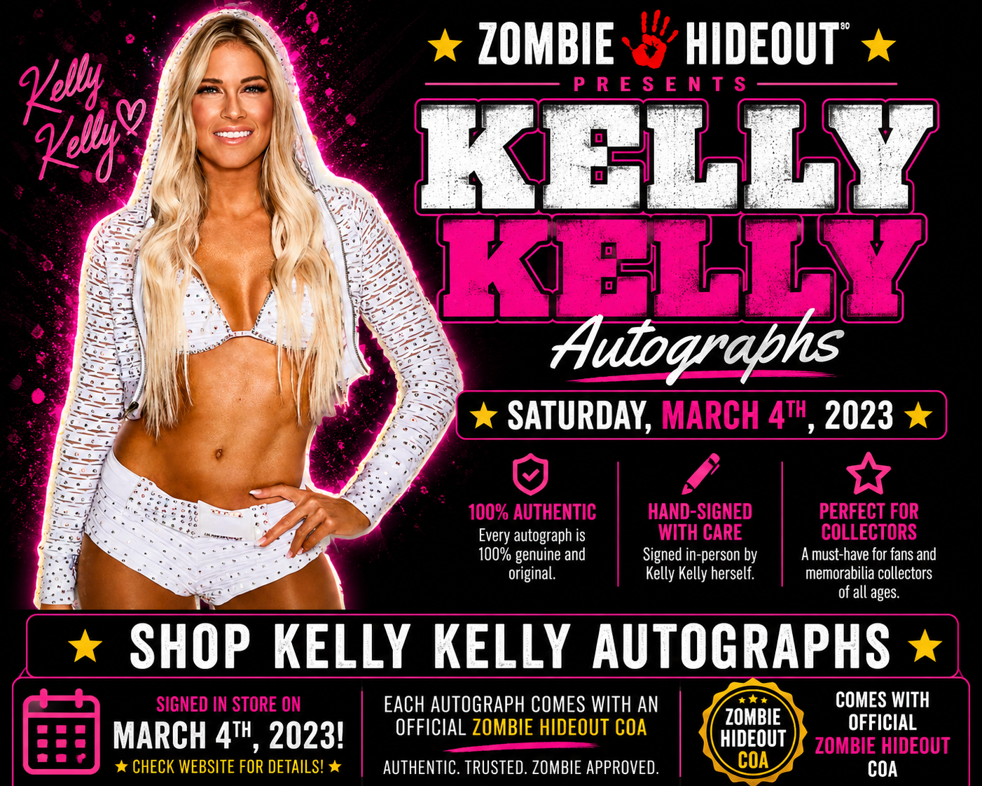 Kelly Kelly Autographs