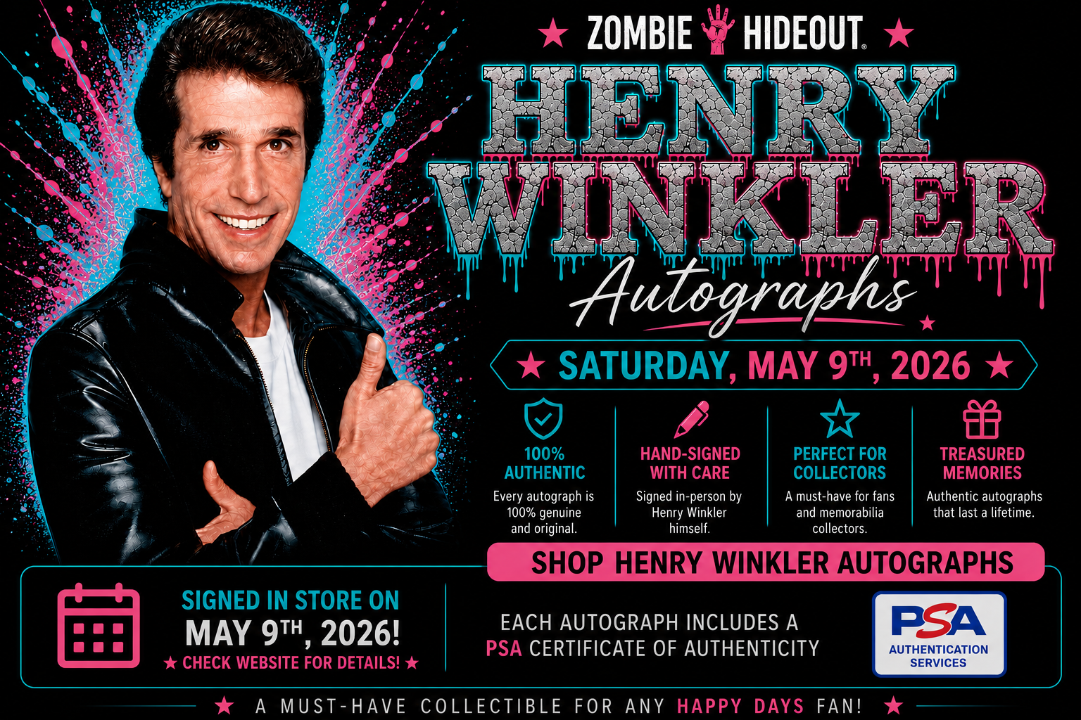 Henry Winkler Autographs
