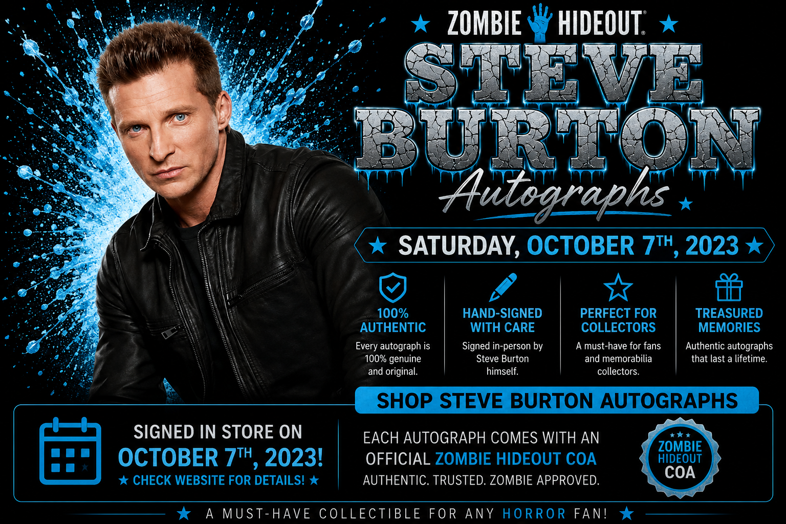 Steve Burton Autographs