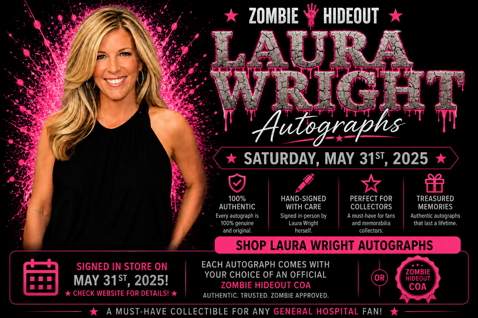 Laura Wright Autographs