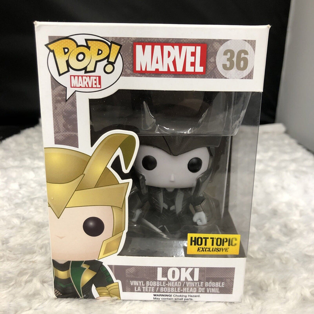 Pop! Loki (Black and White) Hot Topic Exclusive #36