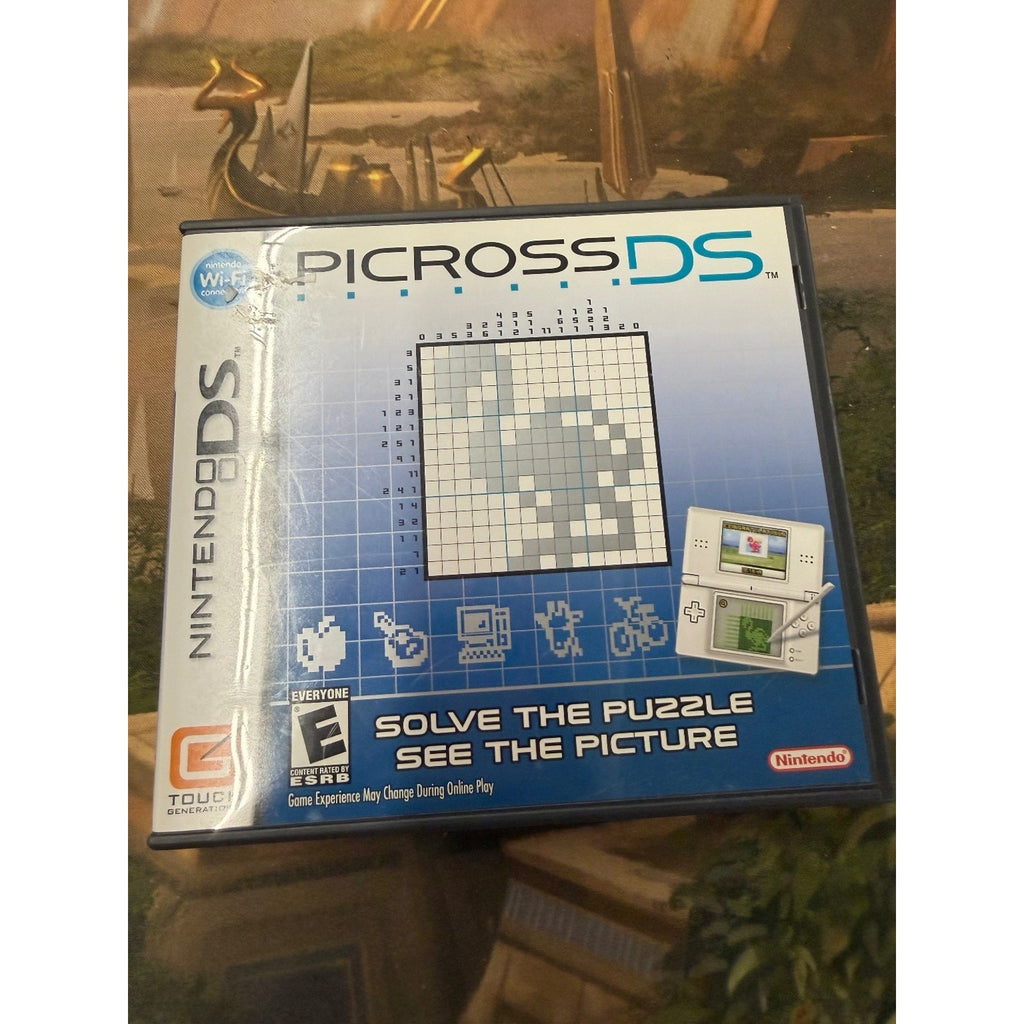 Picross DS Nintendo DS Video Game Puzzle Wi-Fi Connection