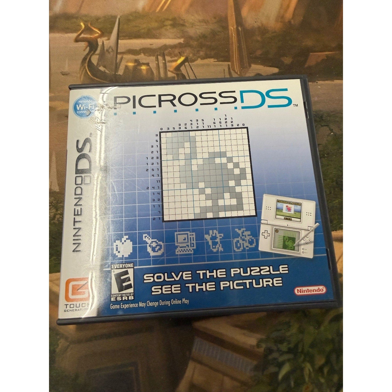 Picross DS Nintendo DS Video Game Puzzle Wi-Fi Connection