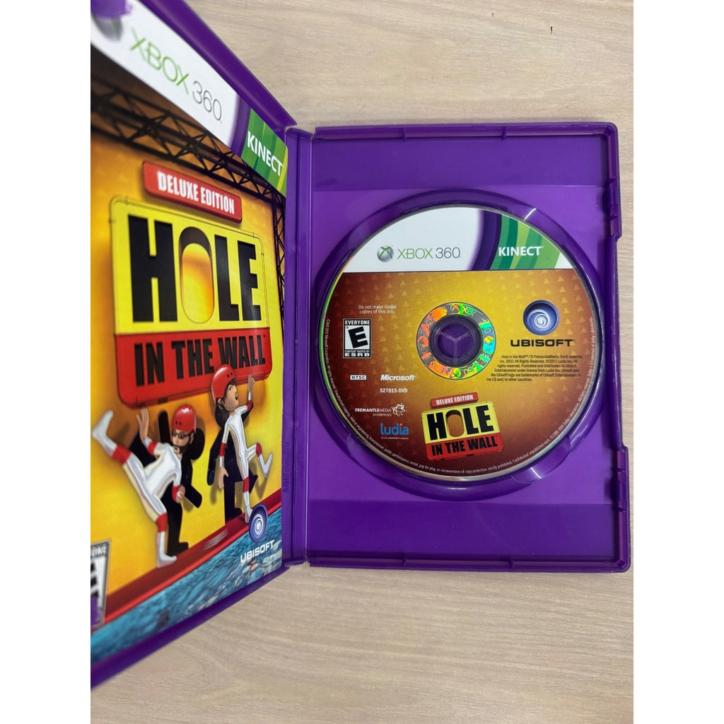 Hole In The Wall Deluxe Edition Xbox 360 Kinect Video Game Multiplayer