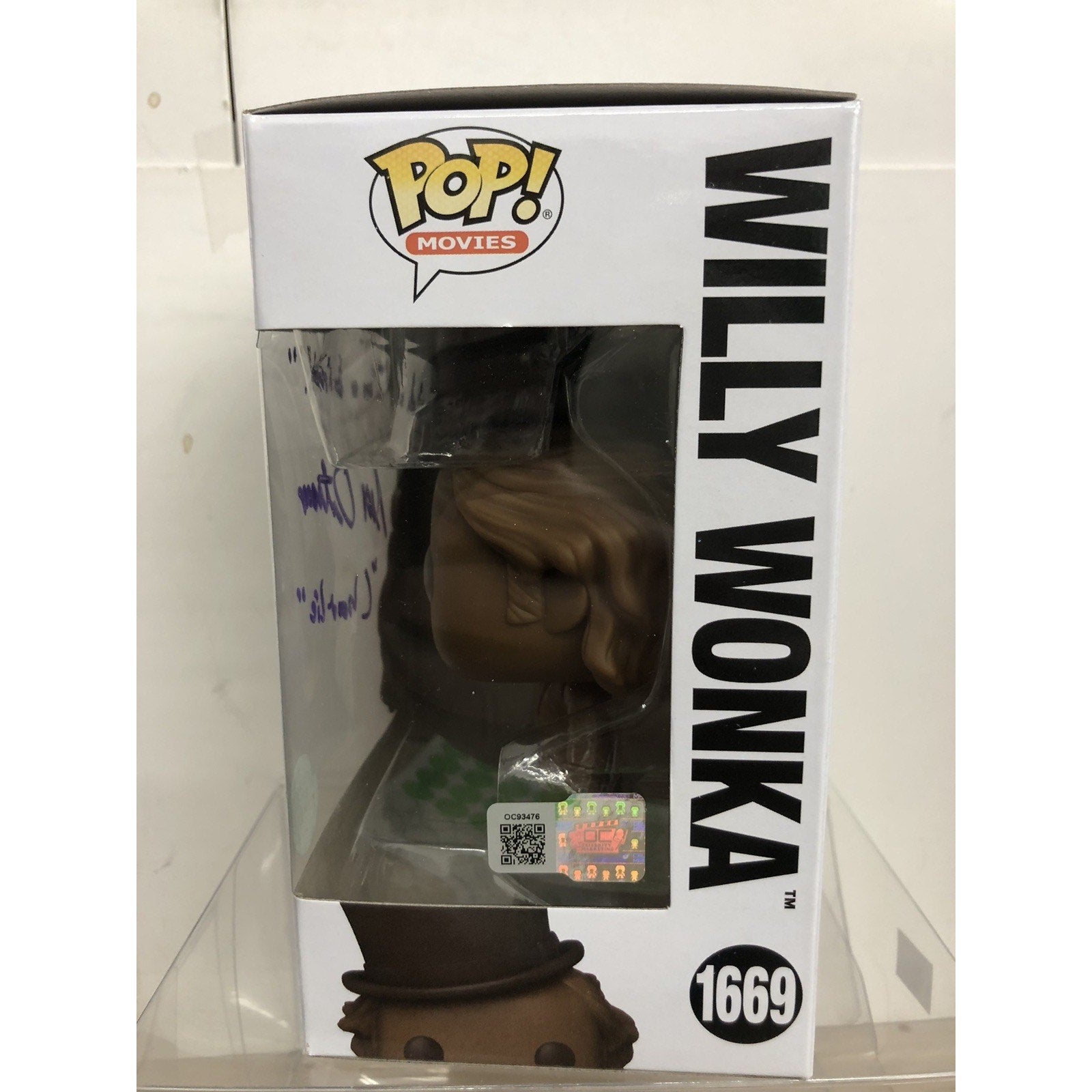 Peter Ostrum Signed Autograph Funko Pop #1669 Charlie Bucket Willy Wonka CoA