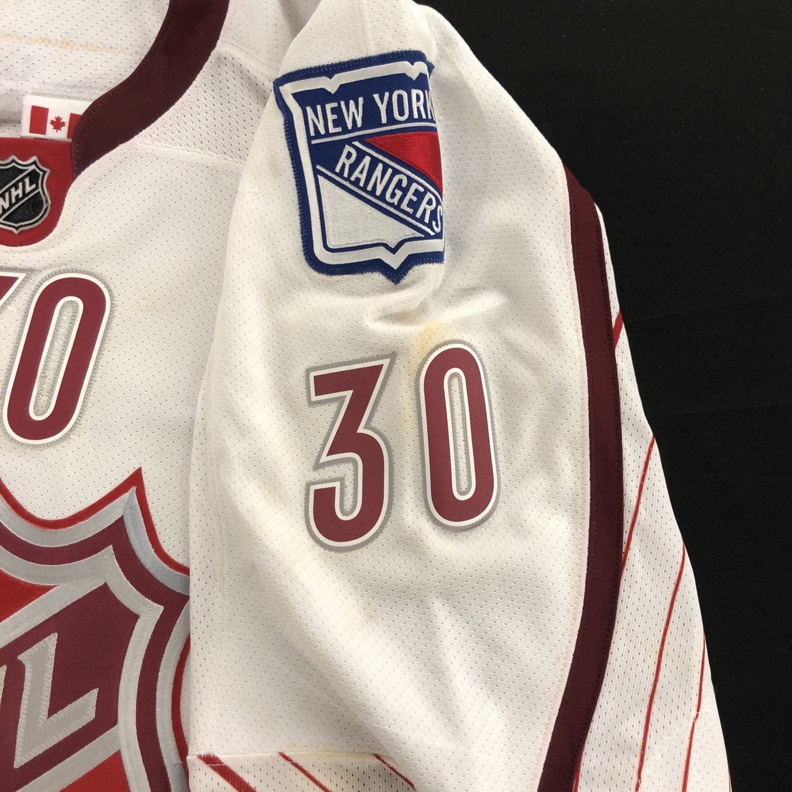 Lundqvist Style NHL All-Star Jersey Reebok Edge MeiGray Game Worn Ryan Suter