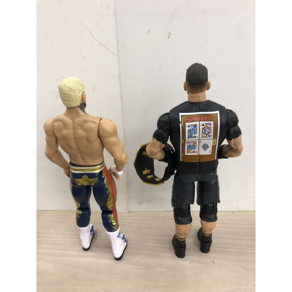 WWE Cody Rhodes & John Cena Main Event Showdown 2-Pack LOOSE Different Heads