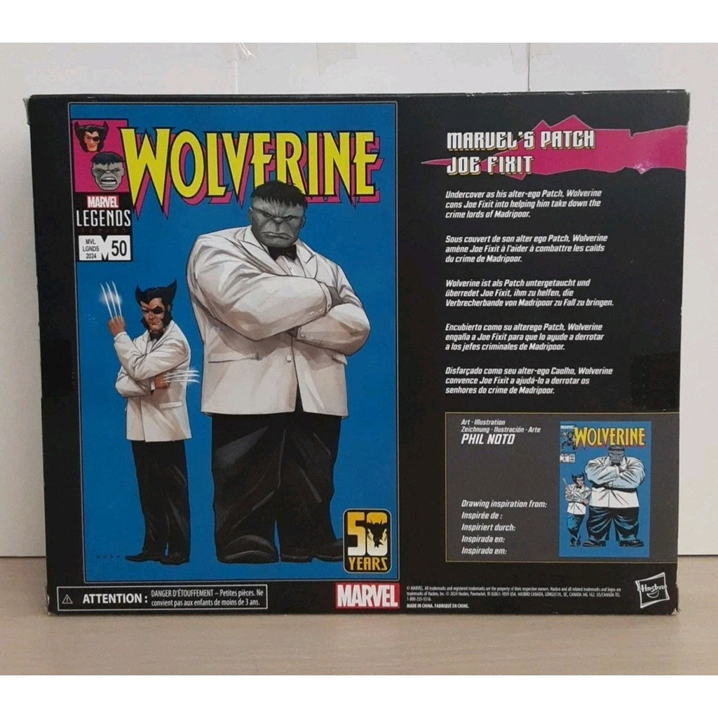Marvel Legends Wolverine Patch and Joe Fixit Acrion Figures
