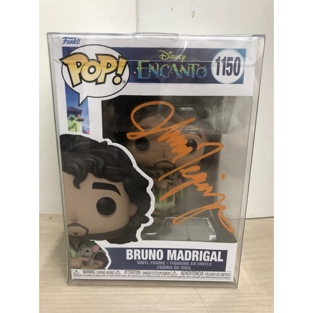 John Leguizamo Signed Funko POP 1150 Bruno Madrigal Disney Encanto NO COA Auto