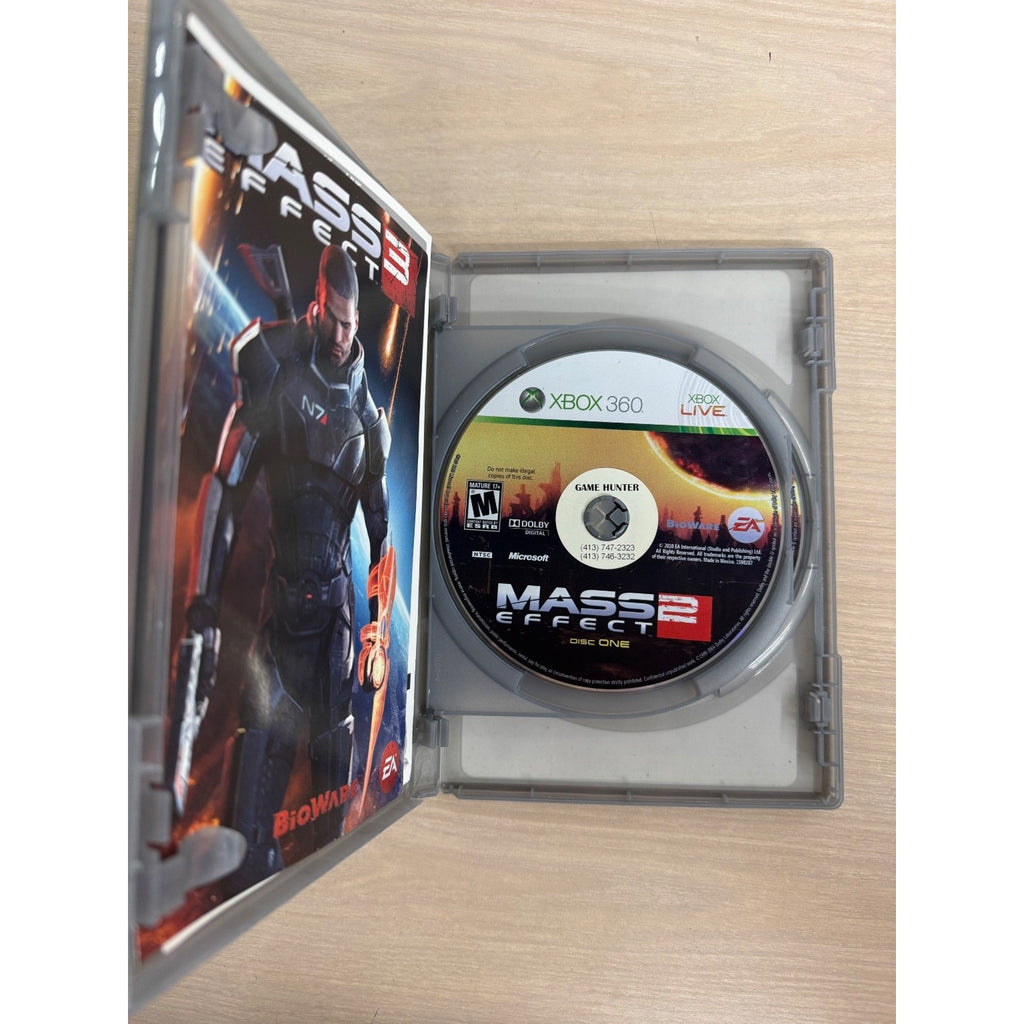 Mass Effect 2 Platinum Hits Xbox 360 Video Game Action RPG Sci-Fi