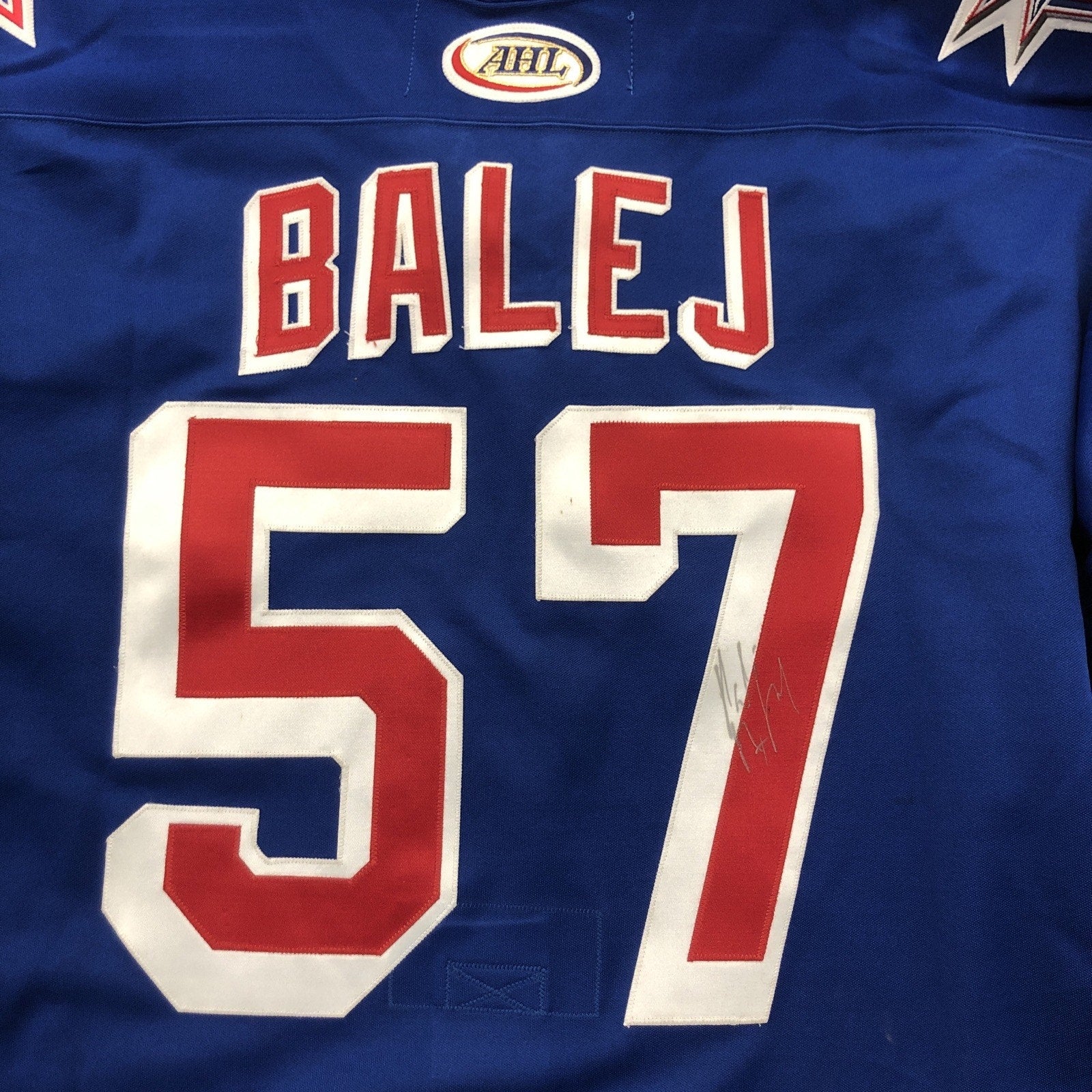 Balej Signed Hartford Wolf Pack AHL SP Authentic On-Ice Jersey #57 Auto