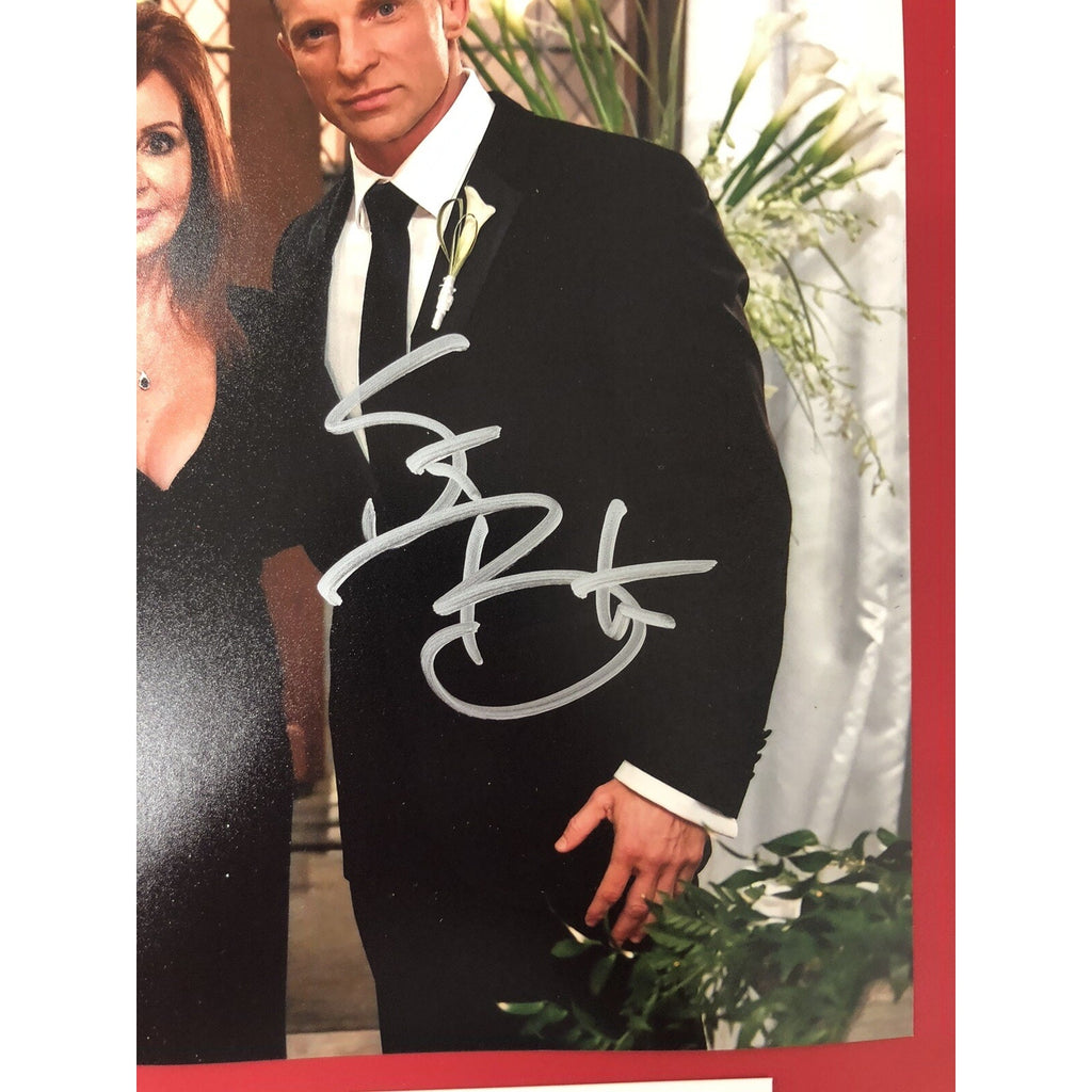 STEVE BURTON & LAURA WRIGHT Jason & Carly General Hospital Dual Signed 8x10 COA