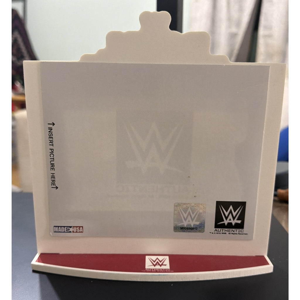WWE Royal Rumble Jan 27, 2019 Arizona authentic compostie picture frame/stand