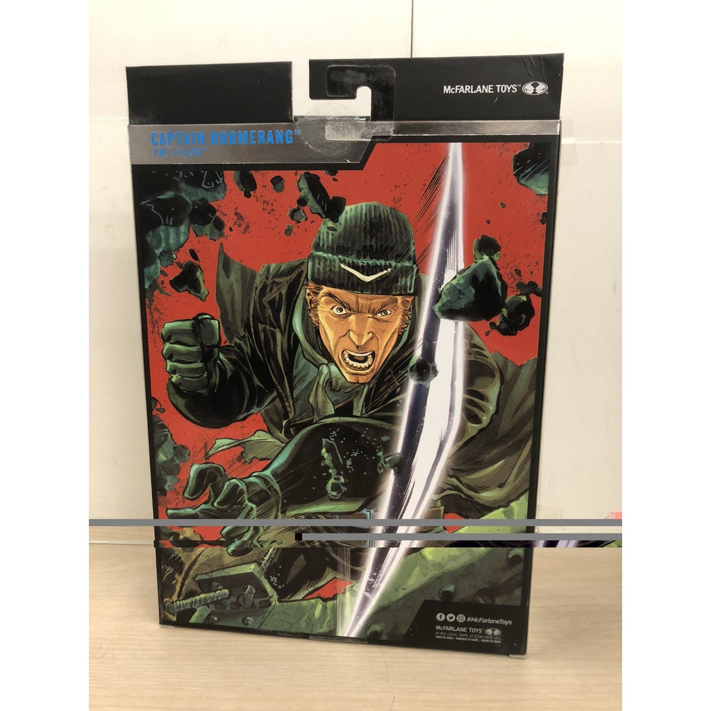 James Patrick Stuart Signed McFarlane DC Multiverse #13 Captain Boomerang VO PSA