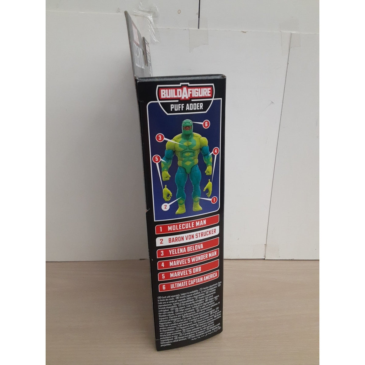 Marvel Legends Baron Von Strucker Action Figure Puff Adder BAF