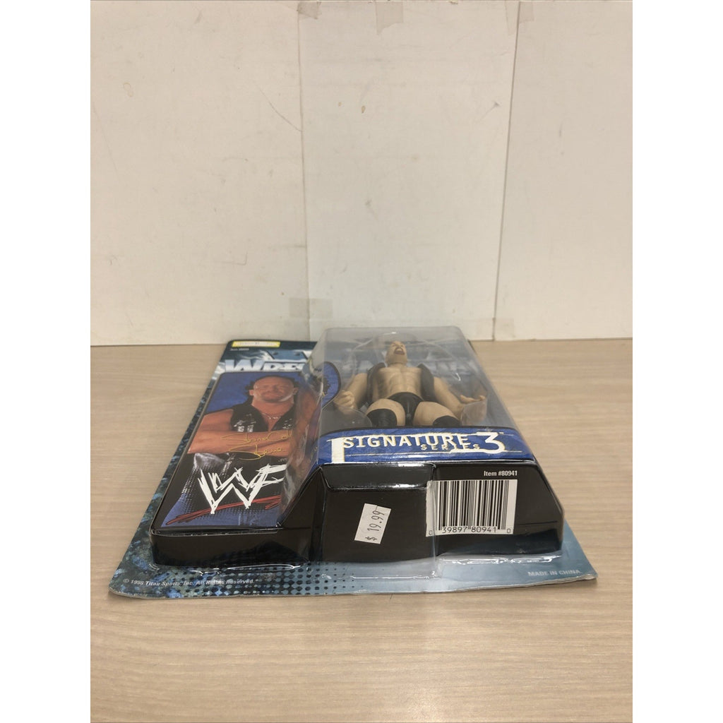 WWF Wrestle Mania XV Stone Cold Steve Austin Series 3 Figure Jakks 1998