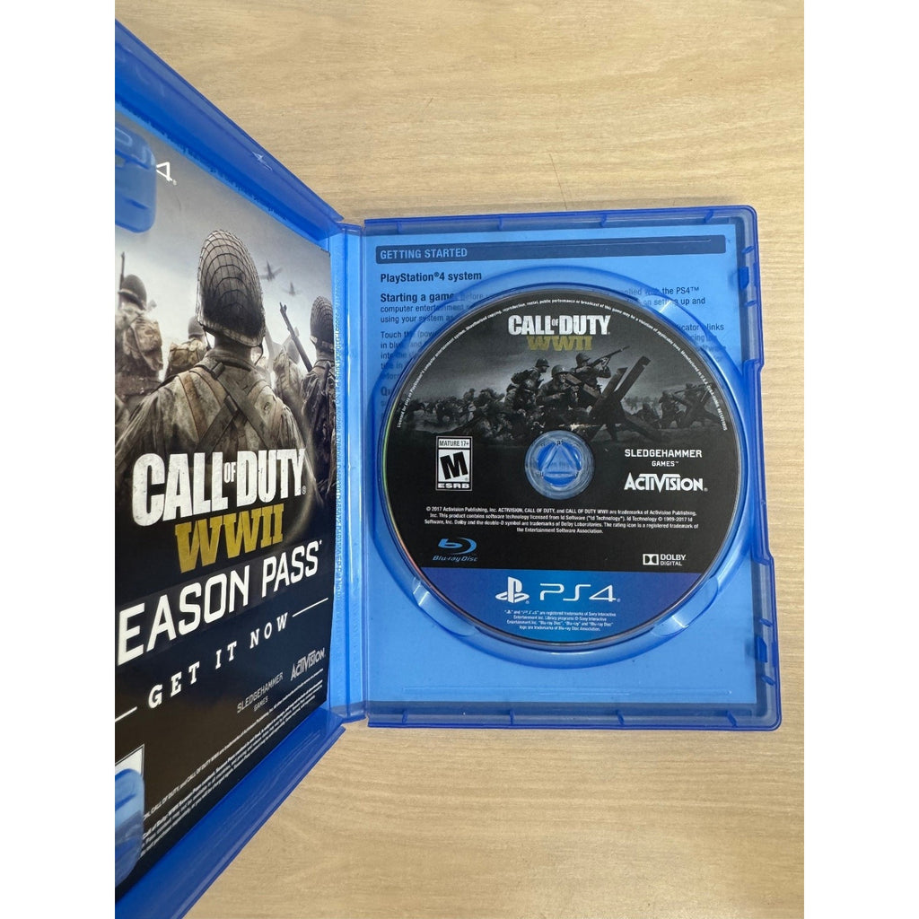 Call of Duty WWII PS4 Video Game PlayStation 4 FPS Multiplayer Zombies