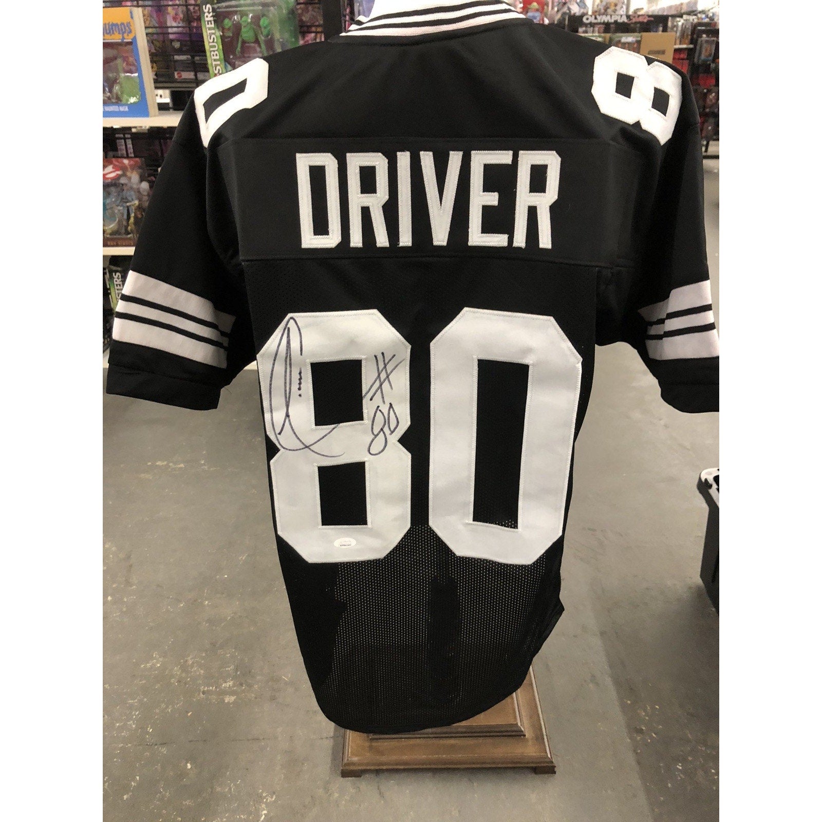 Donald Driver Signed Jersey Autograph JSA COA Black