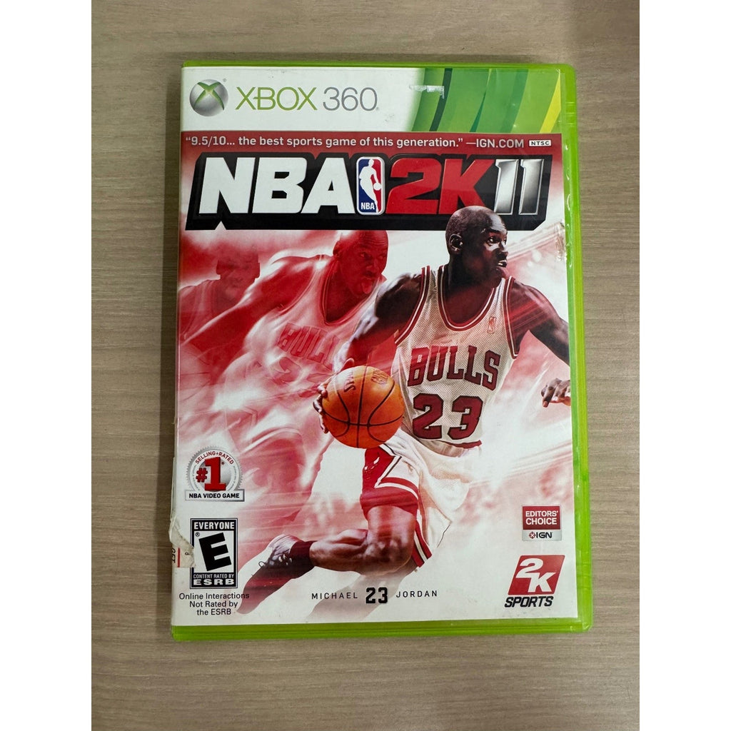 NBA 2K11 Xbox 360 Video Game Michael Jordan Basketball Sports
