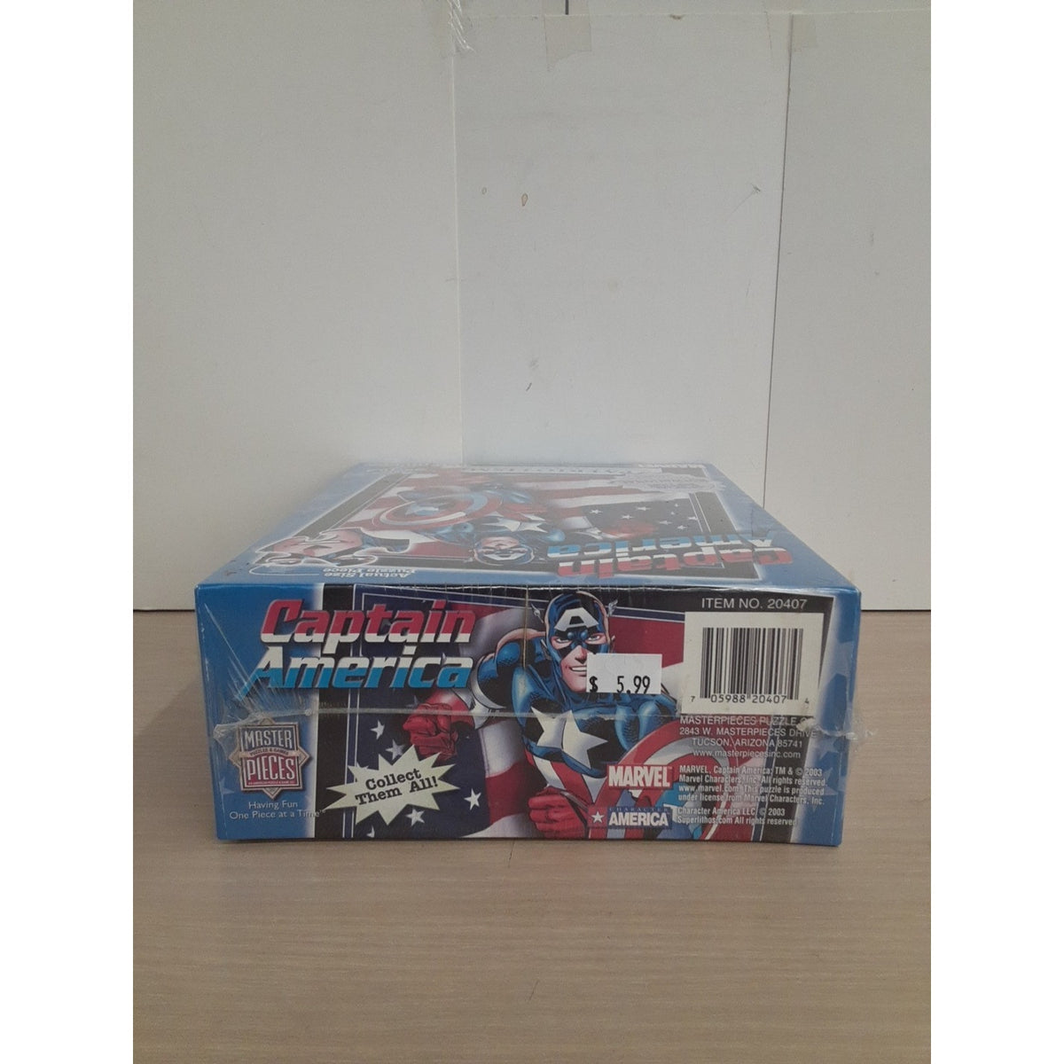 Marvel Captain America 100-Piece Multicolor Jigsaw Puzzle