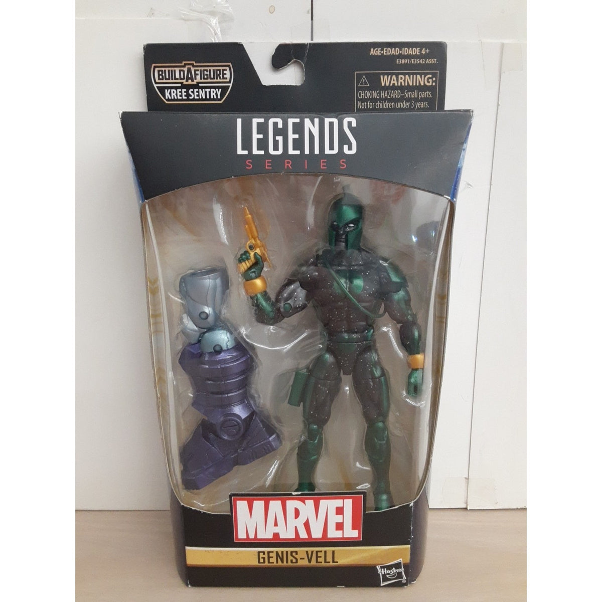 Marvel Legends Genis-Vell Captain Marvel Kree Sentry BAF