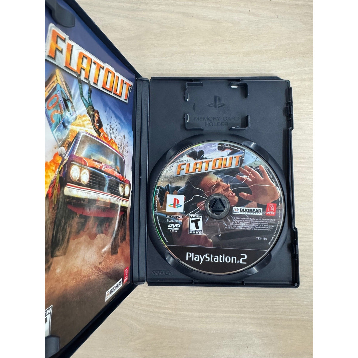 FlatOut PlayStation 2 PS2 Video Game Racing Demolition Derby Online