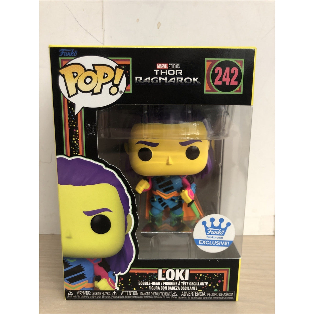 Funko Pop! Vinyl: Marvel - Loki (Blacklight) - Funko (Exclusive) #242