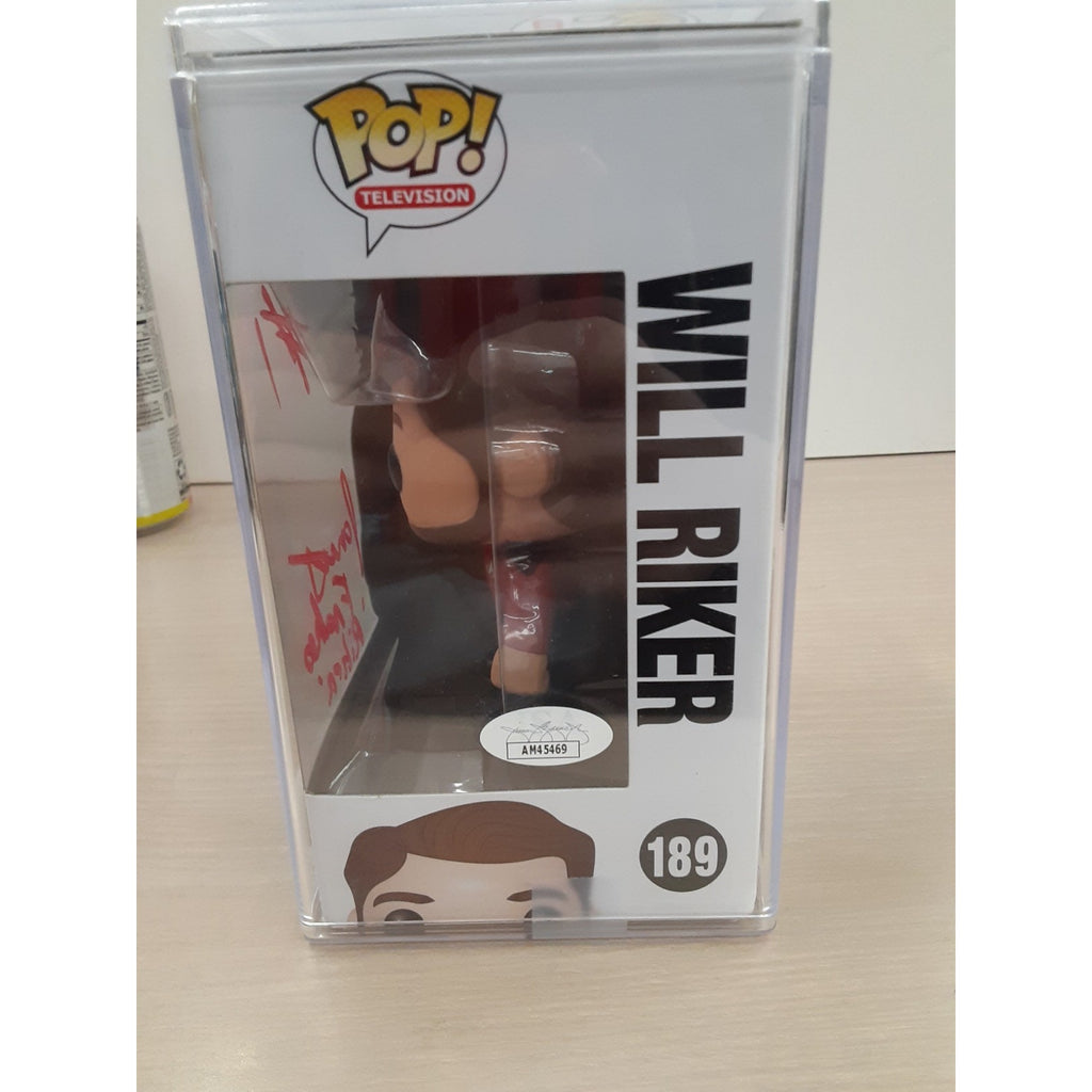 Funko Pop! Star Trek - Will Riker #189 Autograph Signed Jonathan Frakes JSA CoA