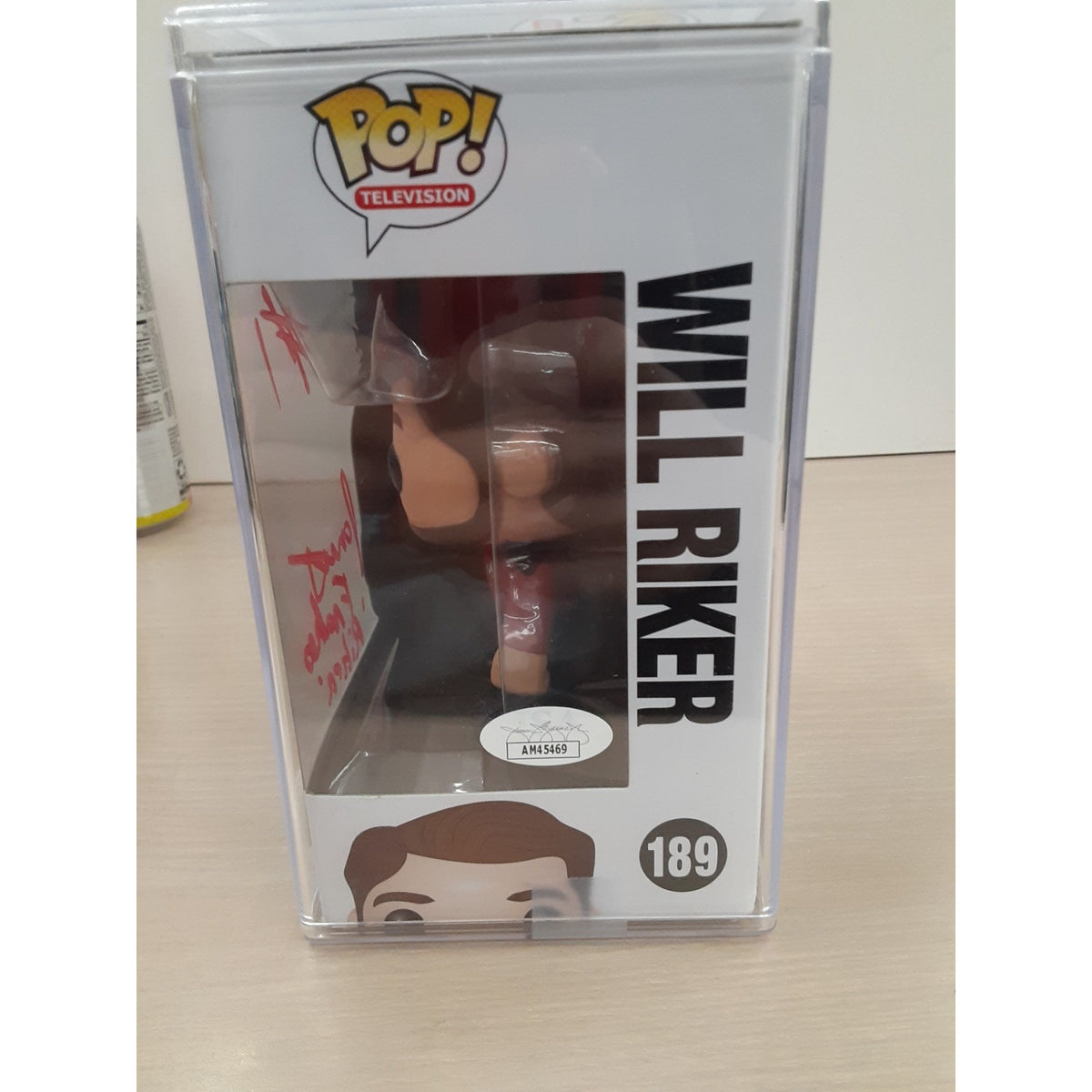 Funko Pop! Star Trek - Will Riker #189 Autograph Signed Jonathan Frakes JSA CoA