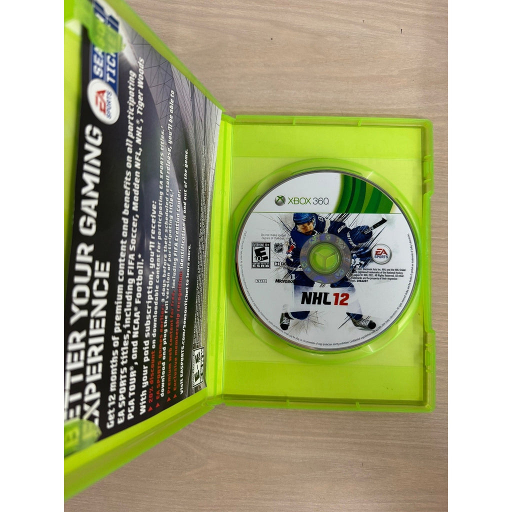 NHL 12 Xbox 360 Video Game EA Sports Hockey NTSC Multiplayer