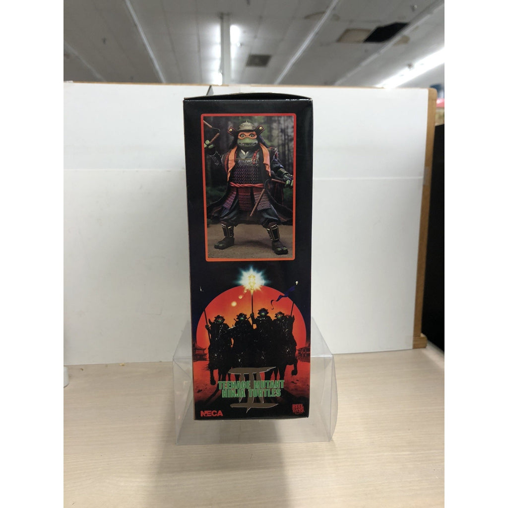 NECA Teenage Mutant Ninja Turtles Time III 3 Movie Michelangelo Leonardo 2 Pack