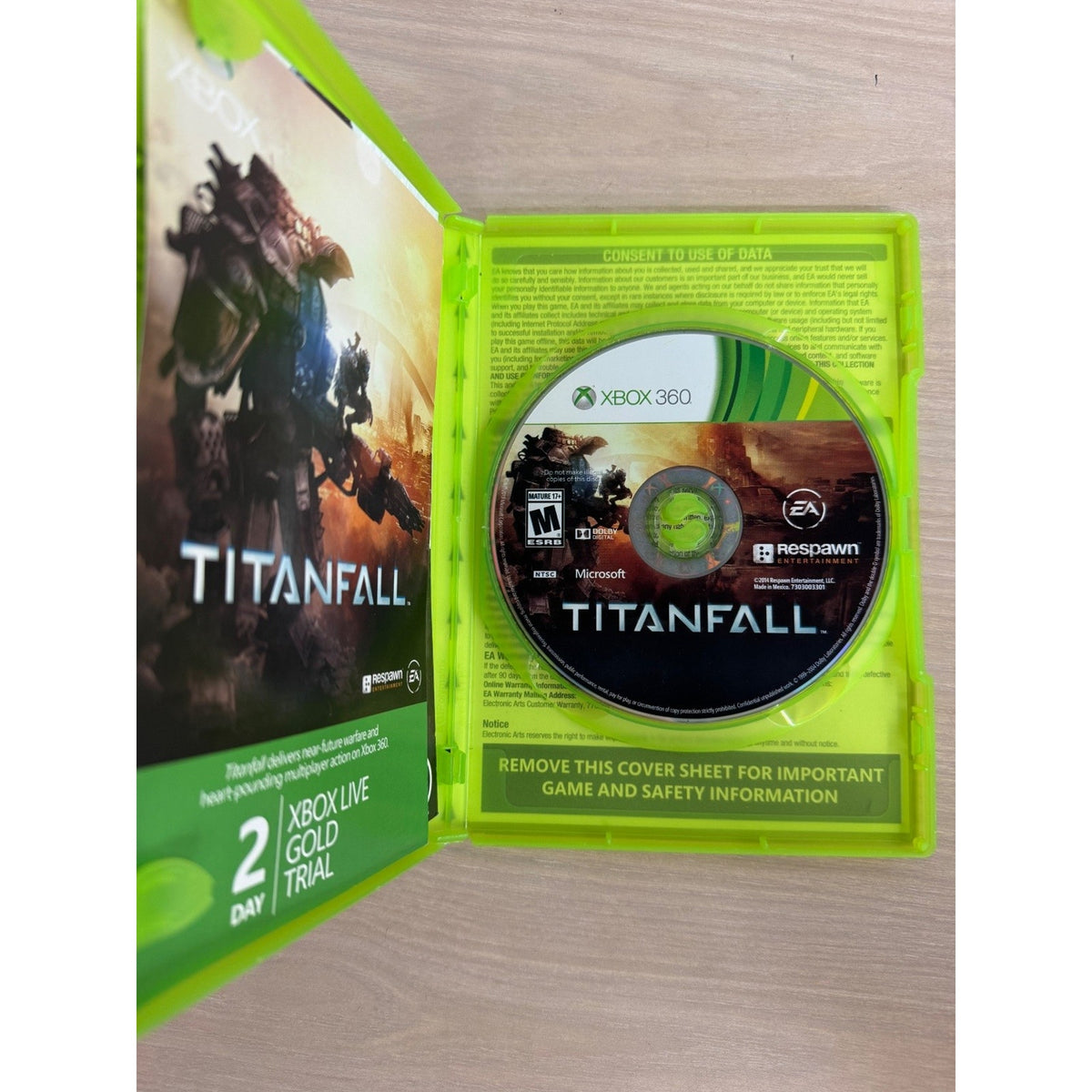 Titanfall Xbox 360 Video Game Online Multiplayer FPS