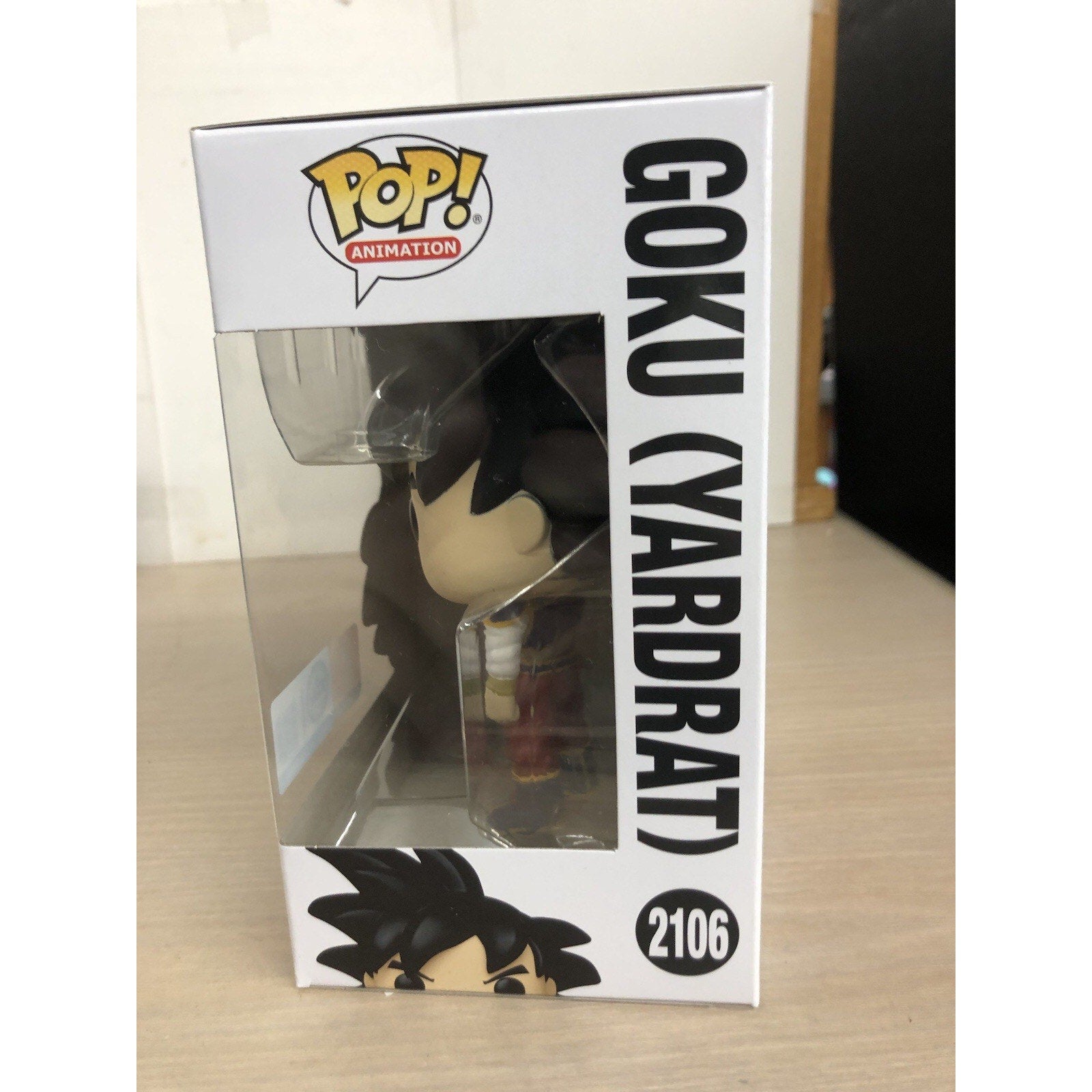 Funko Pop! Goku (Yardrat) #2106 Toy Temple PRE-RELEASE STICKER w/Protector