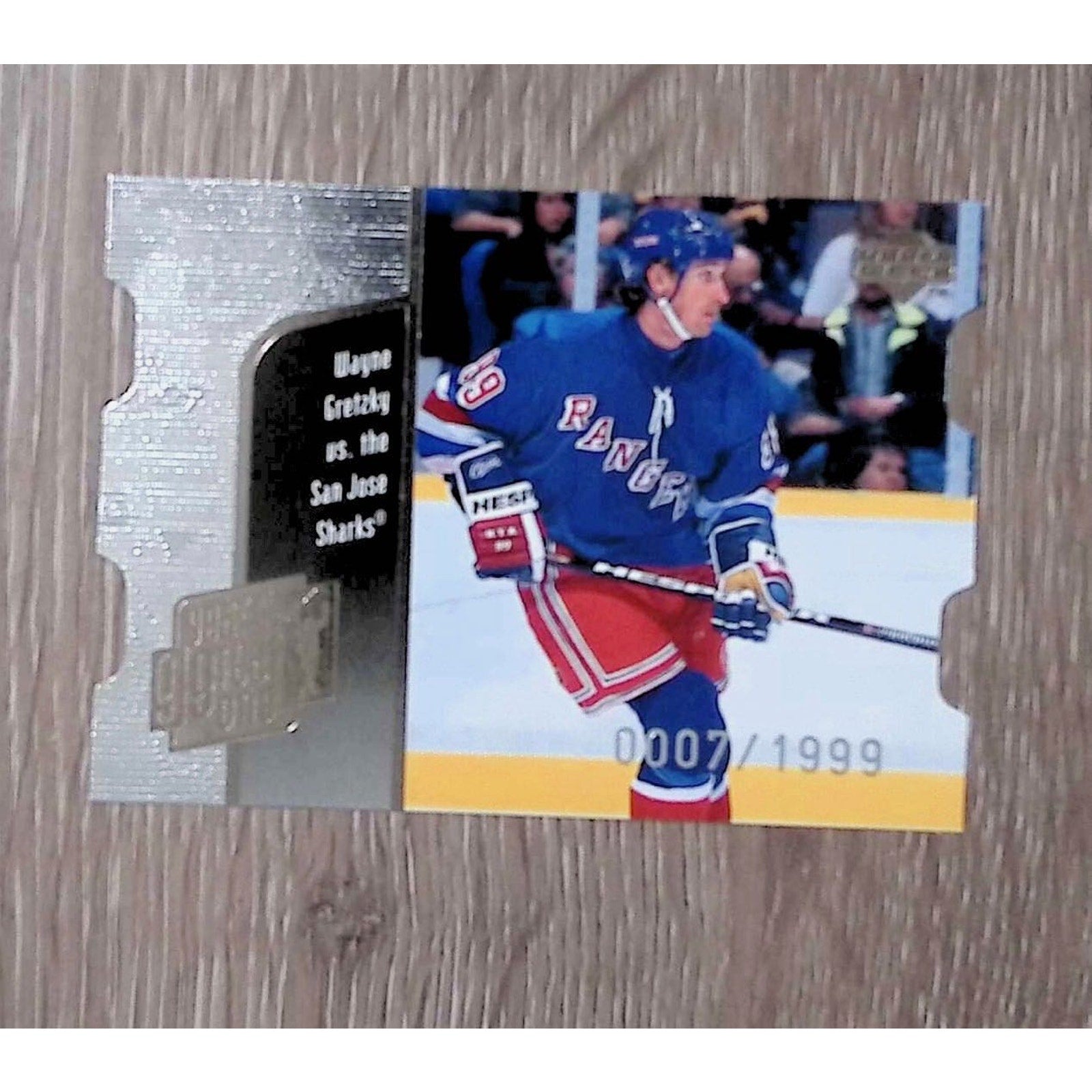 Wayne Gretzky Rangers 1999 Year 2 Great One Upper Deck #'d 0007/1999 GO22
