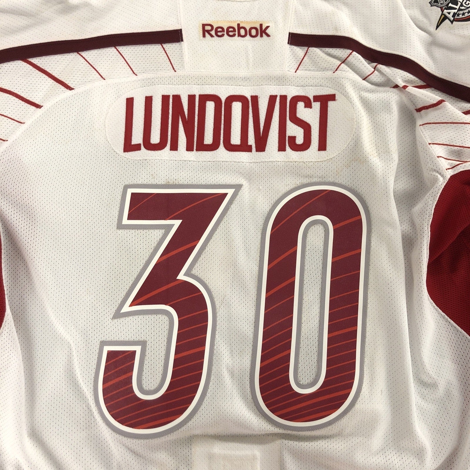 Lundqvist Style NHL All-Star Jersey Reebok Edge MeiGray Game Worn Ryan Suter