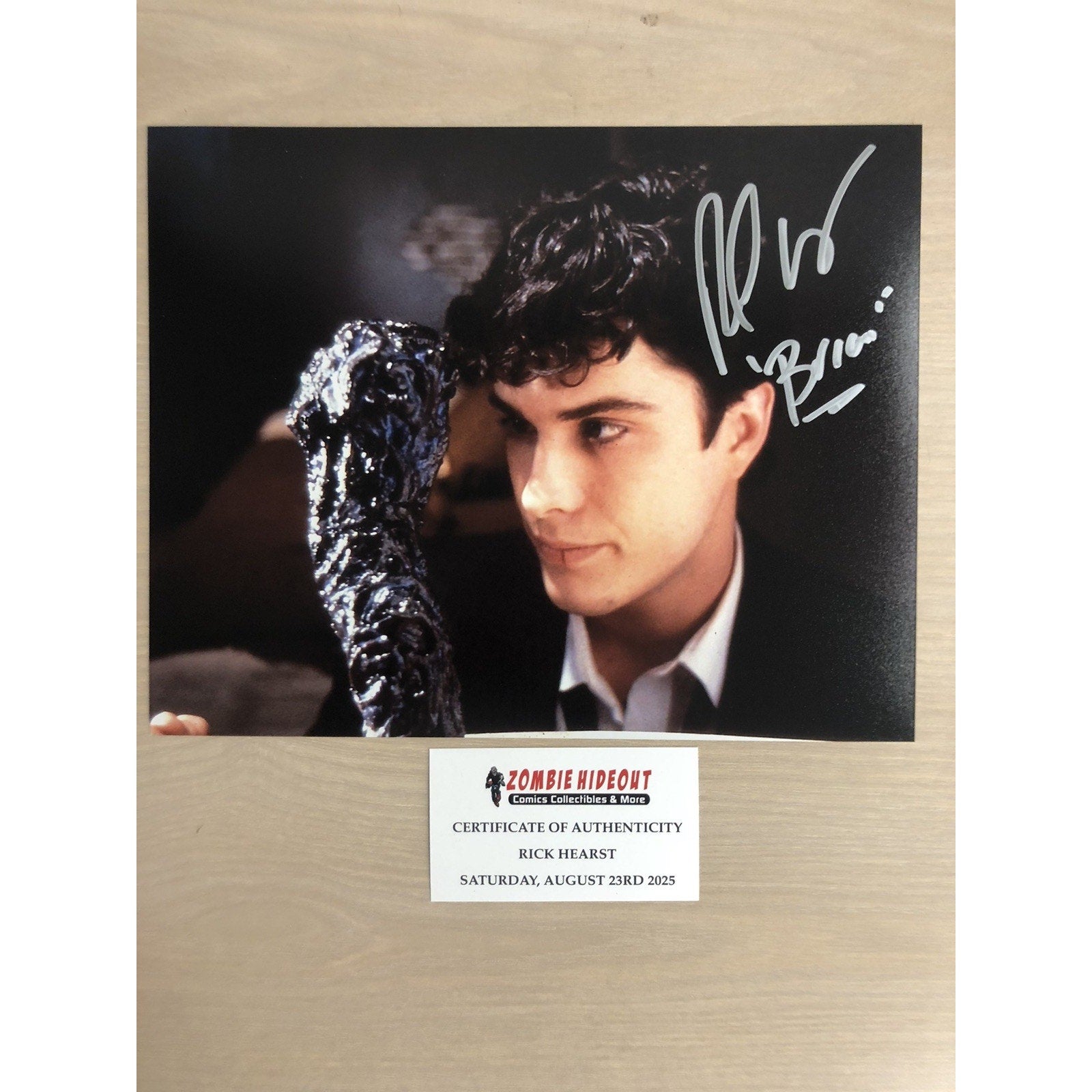 Rick Hearst Signed 8x10 Photo Brain Damage “Brian” Horror Autograph W/ Store CoA