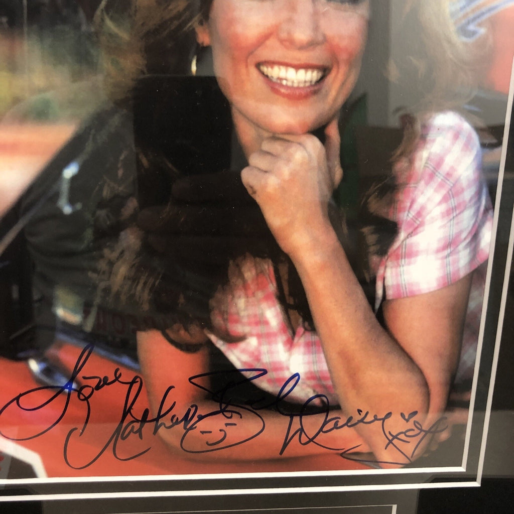 Catherine bach - dukes of Hazzard - signed 8x10 COA (Zombie Hideout) Framed