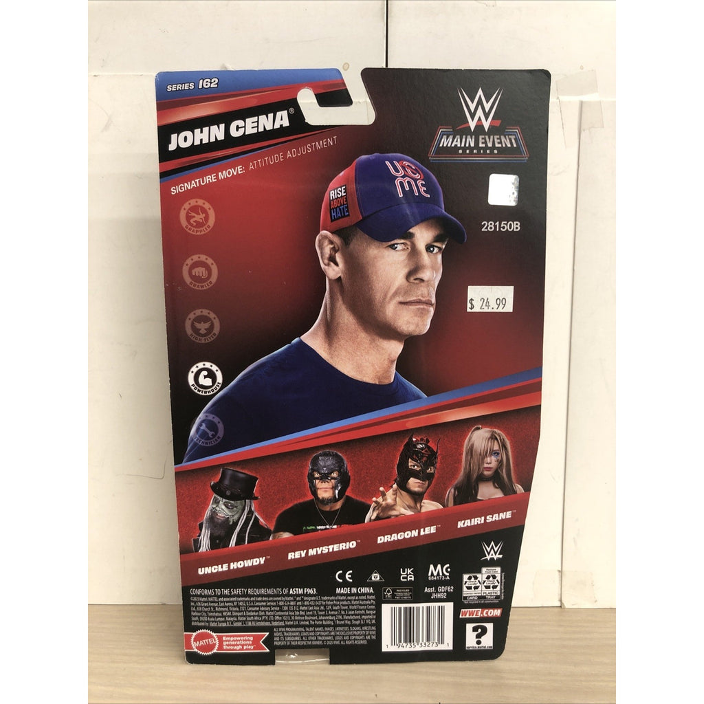 Mattel WWE Main Event Series 162 John Cena Farewell Tour Action Figure
