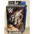 SGT SLAUGHTER WWE MATTEL ELITE SERIES 89 AUTOGRAPH SIGNED No CoA